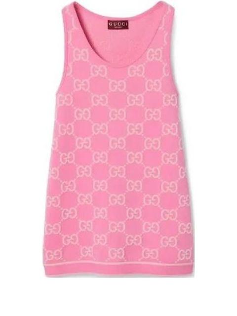 (WMNS) Gucci GG Cotton Jacquard Dress 'Pink Light Pink' 786403-XKD28-5447