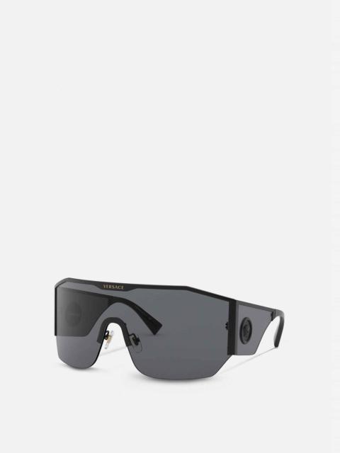 VERSACE Medusa Halo Shield Sunglasses