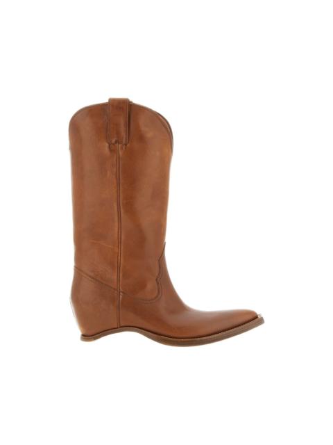 Maison Margiela Heel-Less leather boots