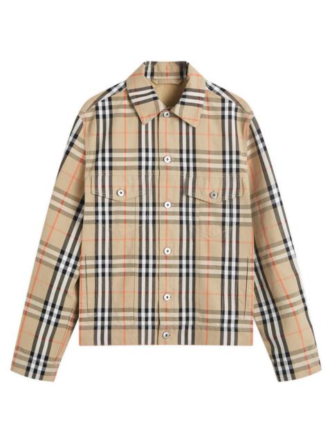 Burberry Burberry Check Denim Jacket