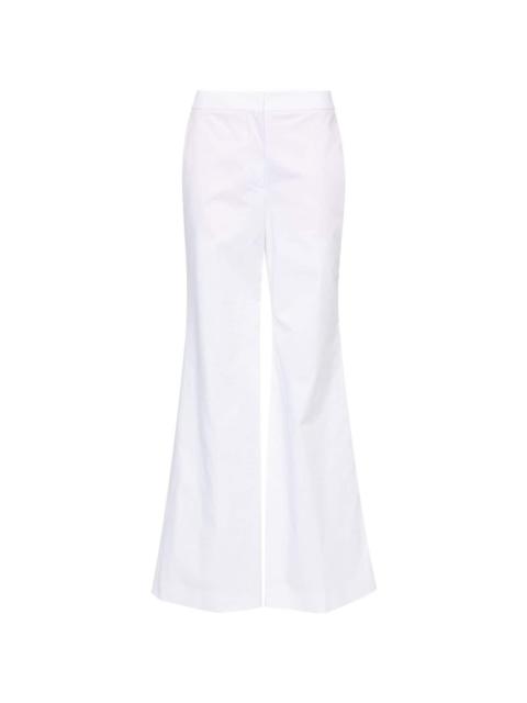 Moschino dart-detail flared trousers