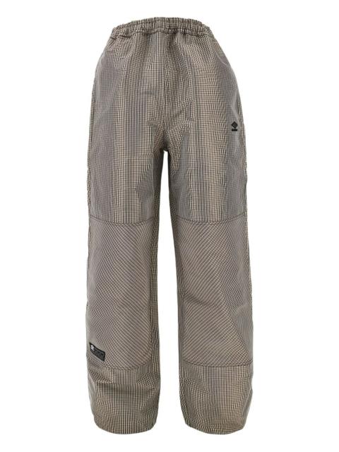 umbro x Slam Jam elasticated check trousers