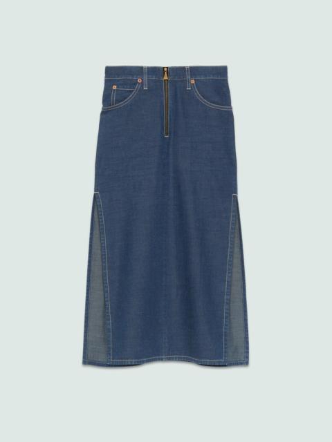 GUCCI Denim skirt