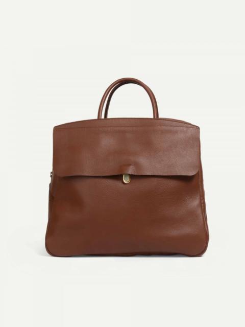 Bleu de Chauffe ZOOM TRAVEL BAG  -  AMBER BROWN