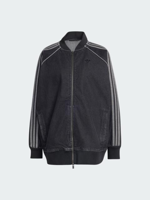 adidas Originals SST OVERSIZED DENIM TRACKTOP