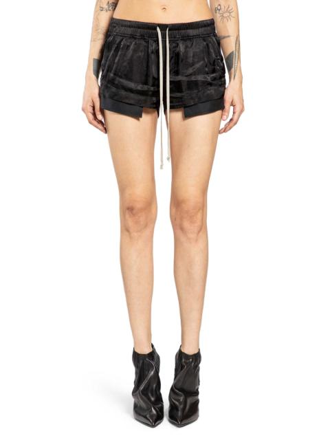 Rick Owens Temple Fog Boxers In Cupro Satin