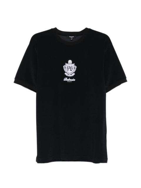 Balmain logo-embroidered T-shirt