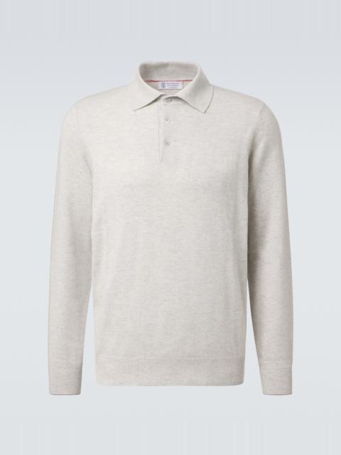 Brunello Cucinelli Cashmere polo sweater