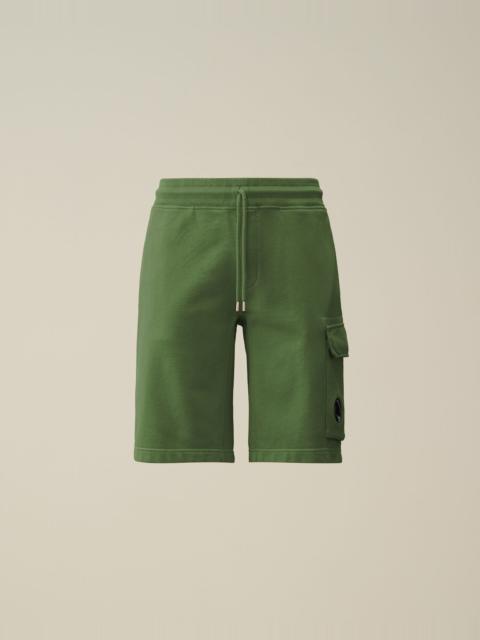 C.P. Company Cotton Diagonal Fleece Cargo Shorts