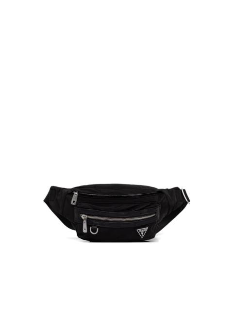 GUESS USA Berlin logo-patch zip-pocket belt bag