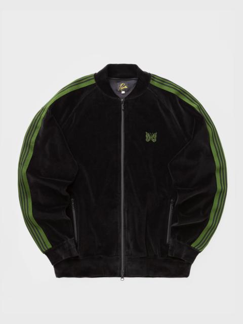 NEEDLES Rib Collar Track Jacket - C/PE Velour