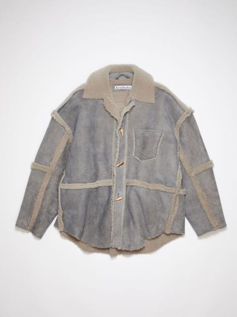 Shearling jacket - Taupe grey