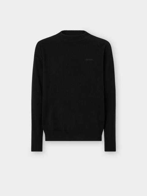 Ferrari Jumper in wool and cashmere with logo