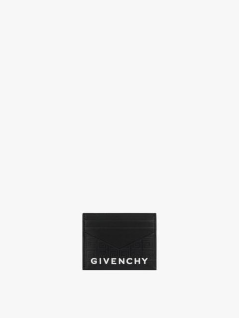 Givenchy GIV CUT CARD HOLDER IN 4G LEATHER