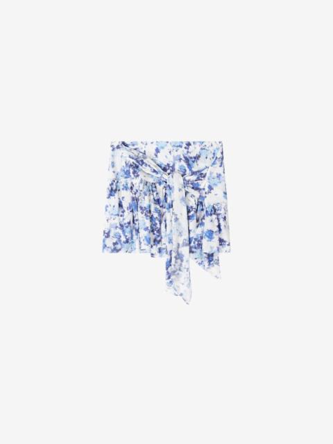 Isabel Marant FILAO FLORAL MINI SKIRT