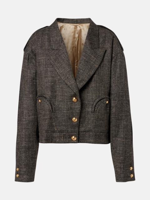 BLAZÉ MILANO Gloriana Charlotte wool and linen-blend tweed jacket