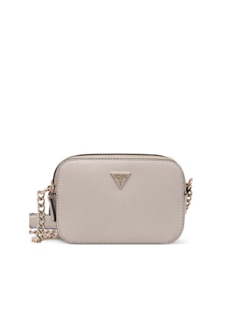 GUESS USA triangle logo chain crossbody bag