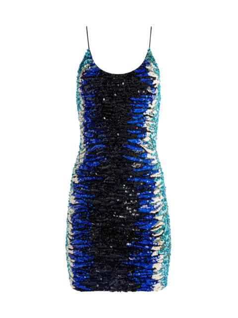 Alice + Olivia NELLE EMBELLISHED MINI DRESS