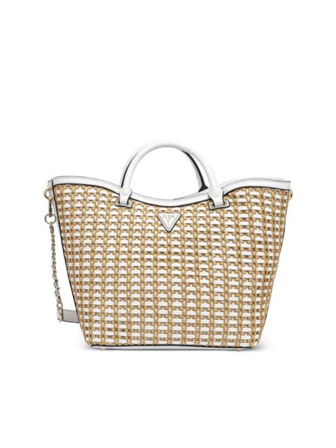 GUESS USA Atalia woven tote bag