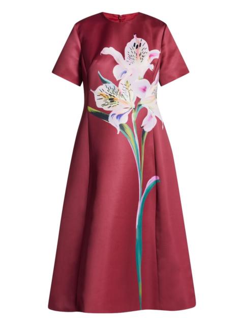 LEO LIN Caroline floral-print short-sleeve dress