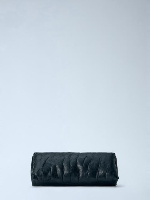 Rick Owens Ruched Leather Clutch