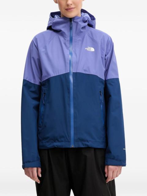 The North Face hooded colour-block jacket