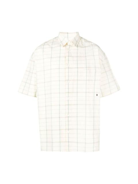 Étude plaid-check print shirt