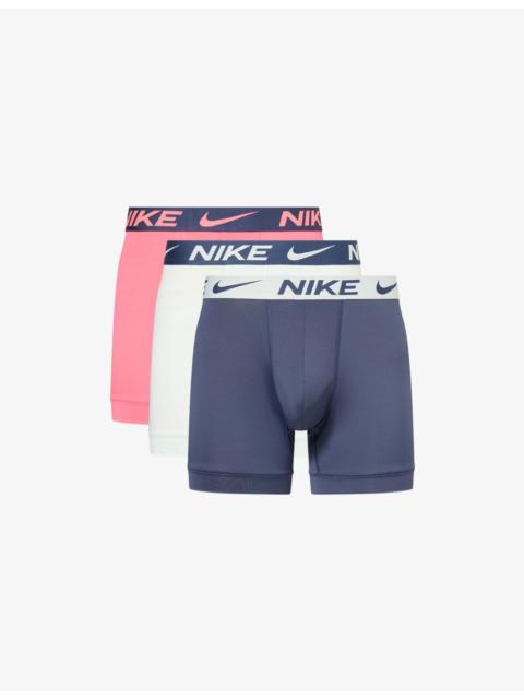Nike Essential Micro Pack of Three Jersey Boxer Briefs