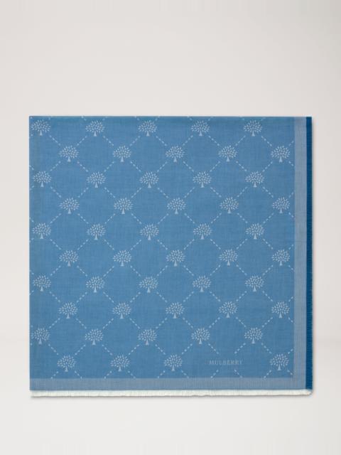 Mulberry Mulberry Diamond Tree Square Denim Cotton