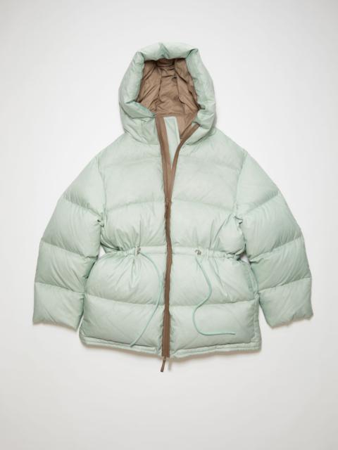 Acne Studios Hooded puffer jacket - Spearmint green