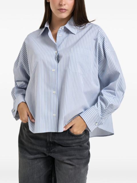 WEEKEND Max Mara striped chest-pocket shirt