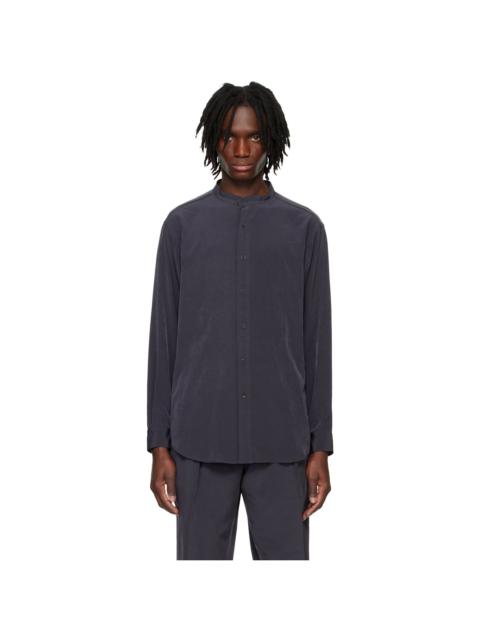 RAINMAKER KYOTO Gray Band Collar Shirt