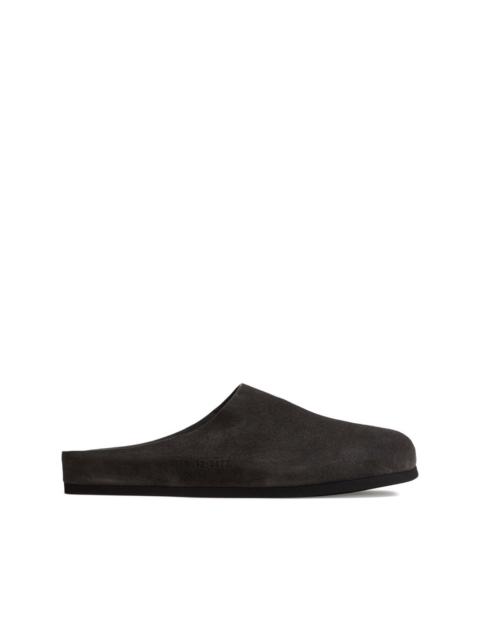 Common Projects suede flat mules