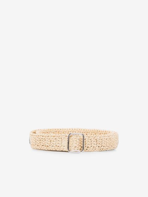DÉHANCHE Mako raffia belt