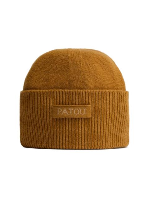PATOU logo-patch beanie