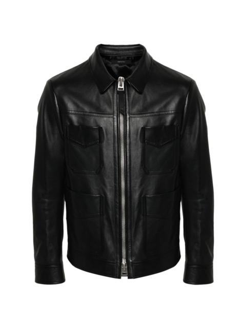 four-pocket leather jacket