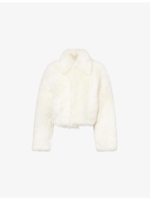Bottega Veneta Cropped Regular-Fit Fur Jacket