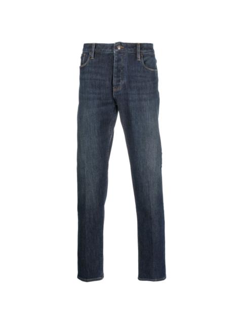 low-rise slim jeans