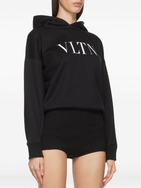 Valentino long -leeve hooded bodysuit