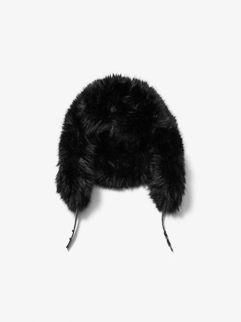 MICHAEL KORS Faux Fur Trapper Hat
