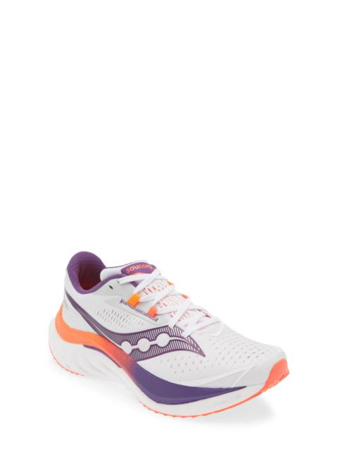 Saucony Endorphin Speed 4 Running Shoe in White/Violet