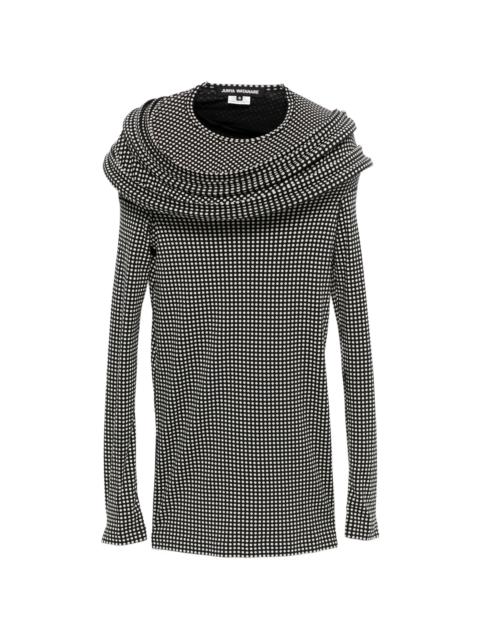 Junya Watanabe Junya Watanabe Ruffled Polka Dot Top