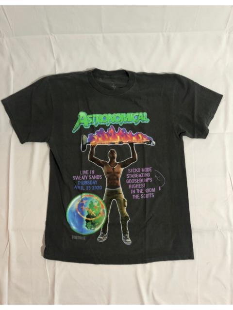 Cactus Jack Back Bling cheapest Tee Medium Grey Travis Scott Fortnite Long Sleeve