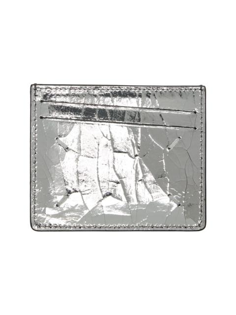 Maison Margiela Silver Four Stitches Card Holder