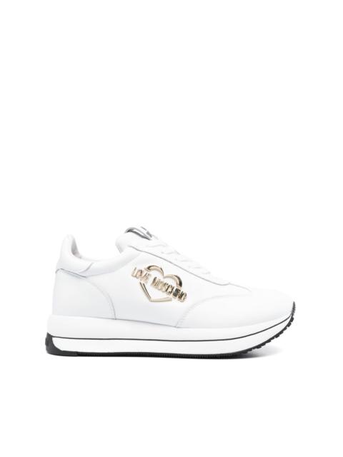 Moschino logo-plaque low-top sneakers