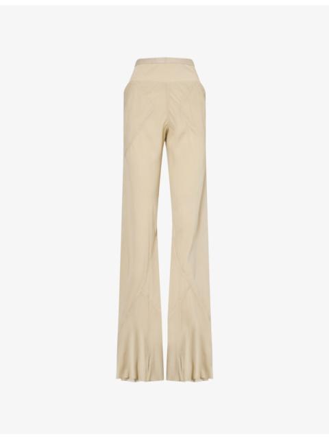Rick Owens Wide-Leg Sheer Silk Trousers