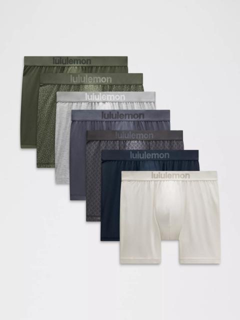 lululemon Always In Motion Boxer Brief 5" *7 Pack