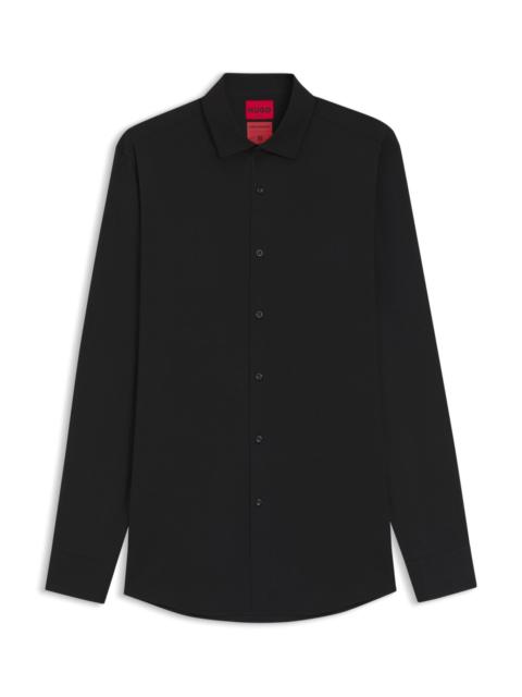 HUGO SLIM-FIT SHIRT IN STRETCH TWILL