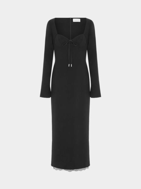 16ARLINGTON ODETTE MIDI DRESS IN CREPE