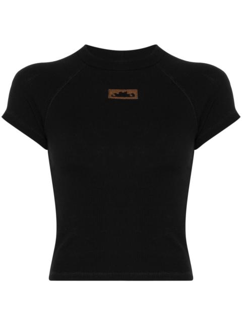 OTTOLINGER Ribbed Deconstructed T-shirt